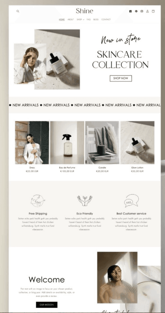 Diseño de tienda online
