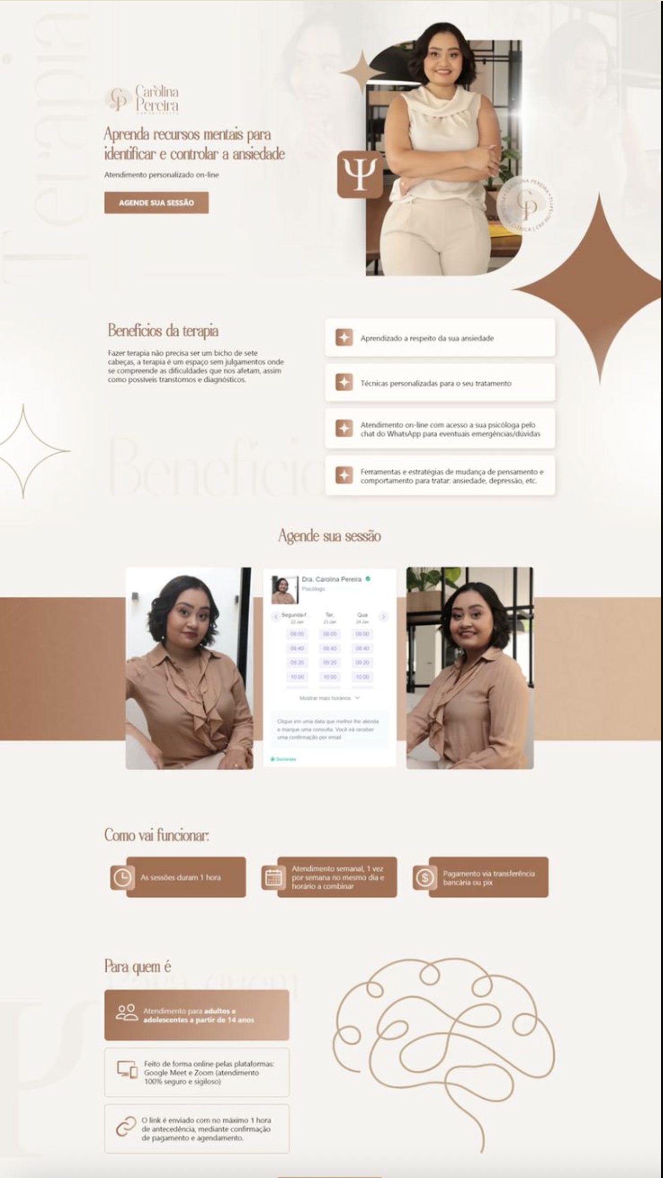 Web profesional para clinicas y terapeutas que quieren transmitir confianza