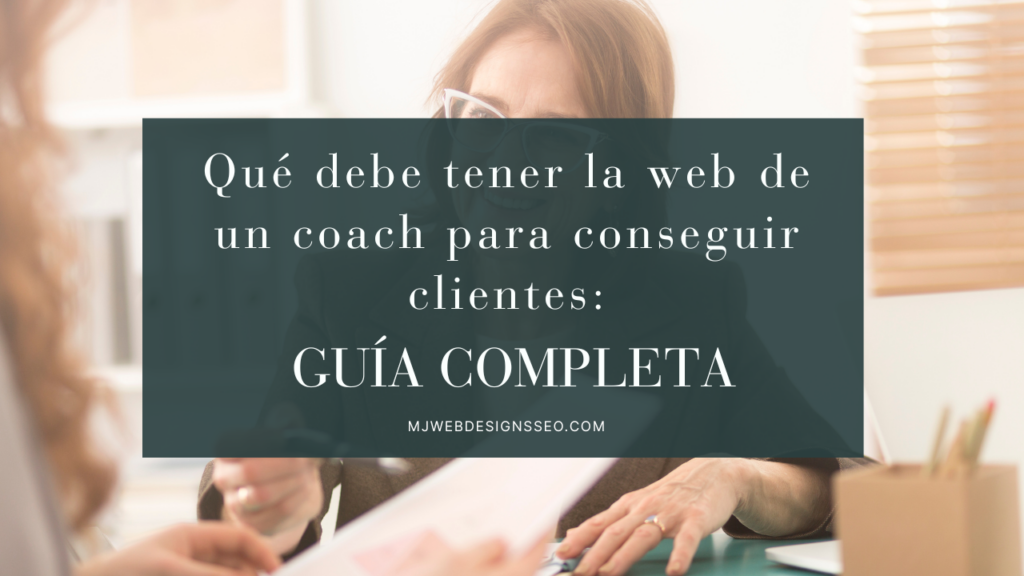 web de un coach